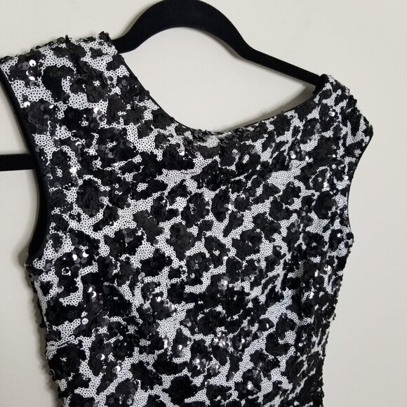 Guess Women Size 2 Fully Sequined Mini Dress Coquette Holiday Party Sparkle HOCO - Picture 4 of 12